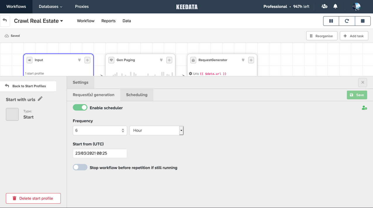 Crawler Settings : Link Discovery